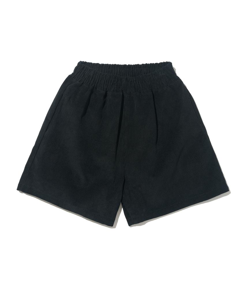 ROIDESROIS Warm Day Corduroy Half Pants (Black)