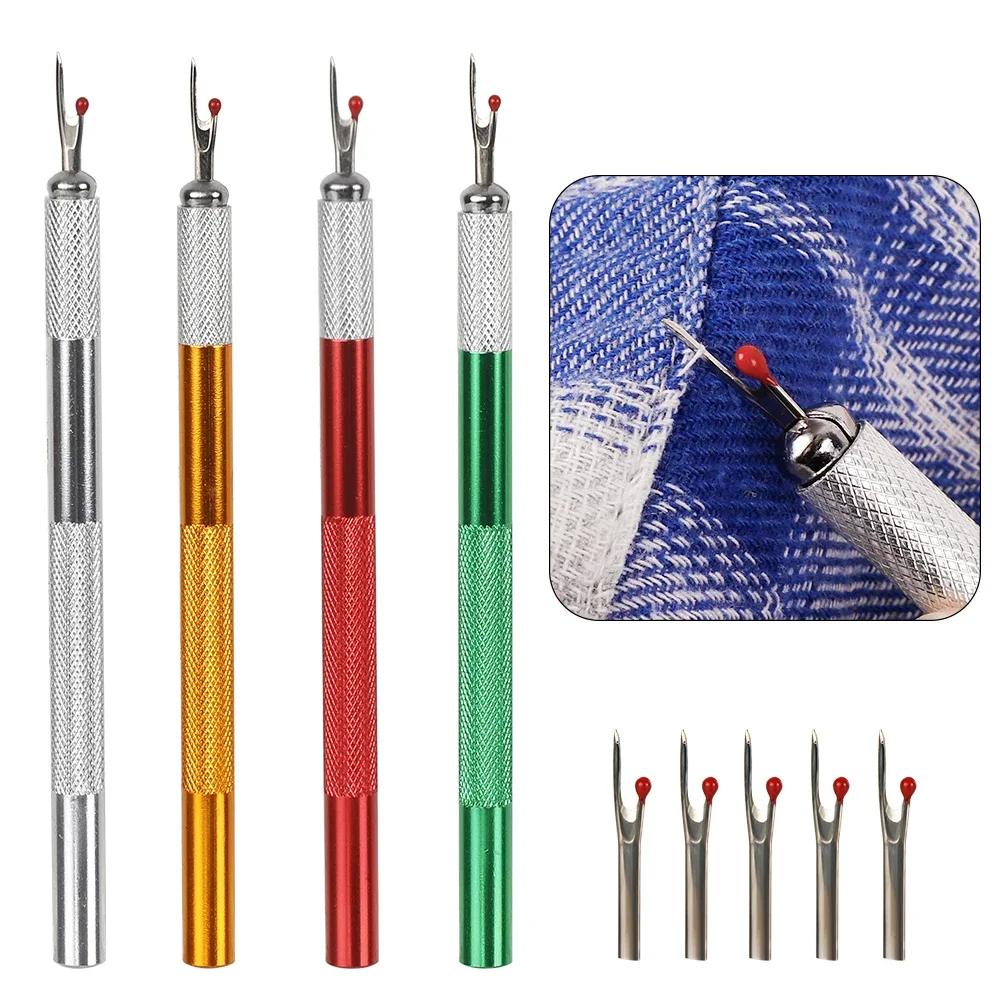 1set Seam Ripper with 5pcs Replacement Head Sewing Stitch Thread Remover Embroidery Thread Remove Tool DIY Sewing Tools