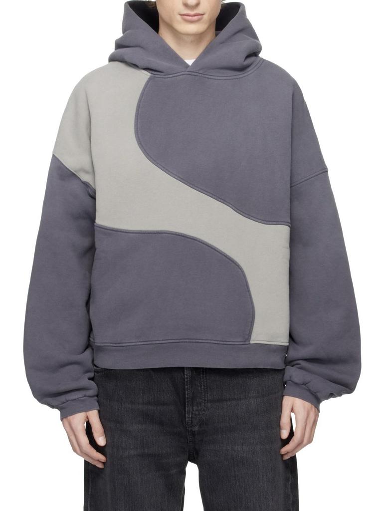 ERL Martin Cortis Patchwork Dekonstruerad Huvtröja