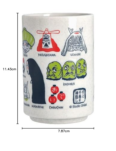 Studio Ghibli - Spirited Away - Beyond the Tunnel, Japanese Teacups Made of Benelic Porcelain