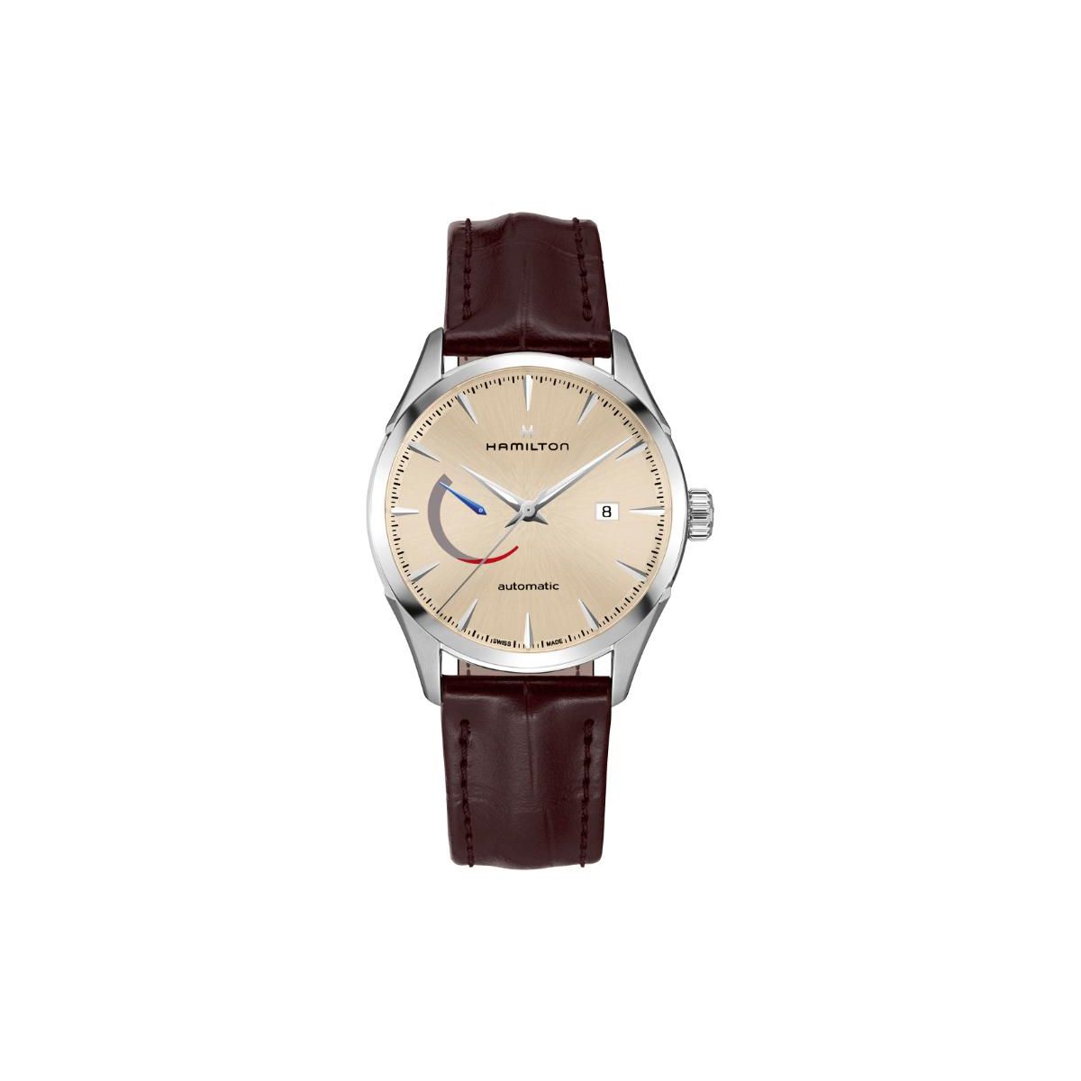 Photos - Wrist Watch Hamilton Jazzmaster Automatic Mechanical Movement Fashion Waterproof Watch Beige Dial Men watches H32635521 Regular Watch Bo 