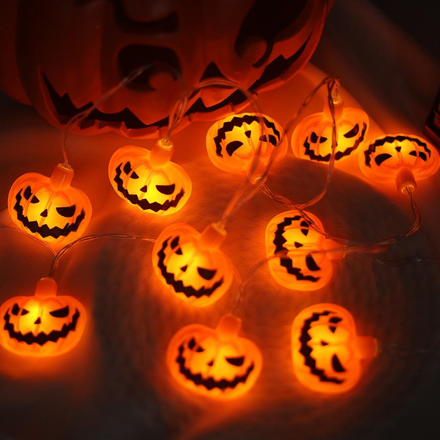 

Halloween LED light string pumpkin mummy festival decoration atmosphere light outdoor courtyard scene decoration light 1.5m 10led-battery