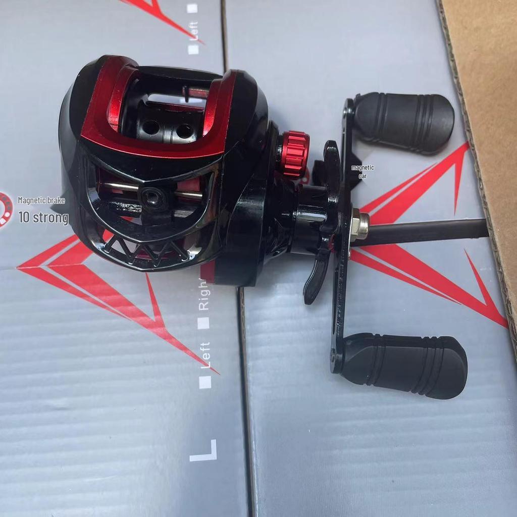 Full Metal Baitcasting Reel, No Backlash, Black Fish Wheel, Long Cast Water Drop, Micro Lure Raft Fishing