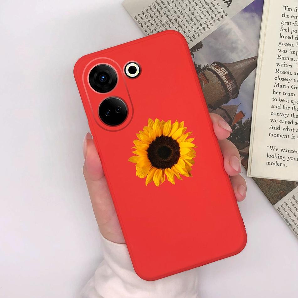 For Tecno Camon 20 Pro 4G 5G Phone Cases Cute Design Matte Silicone Shockproof Black Cover For Tecno Camon20 20Pro Bumper Capa