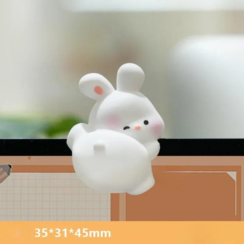 

New Mini Series Cartoon Animal Rubber Ornament Kawaii Computer Decoration Anime Desktop Car Mini Dolls Toy for Birthday Gifts