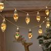 6/30 LEDS Christmas Bulbs String Lights Battery Powered Fairy Atmosphere Lights For Christmas Xmas Tree Holidays Decoration