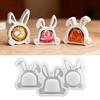 Bunny Silicone Mold Flexible Food Grade Mold for Chocolate Plaster & Resin Crafts Reusable