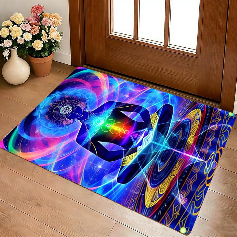 Chakra Meditation Living Room Nonslip Area Rug Soft Carpet For Bedroom Game Playroom Sofa Office Home Decor Doormat Christmas Gift C9301522