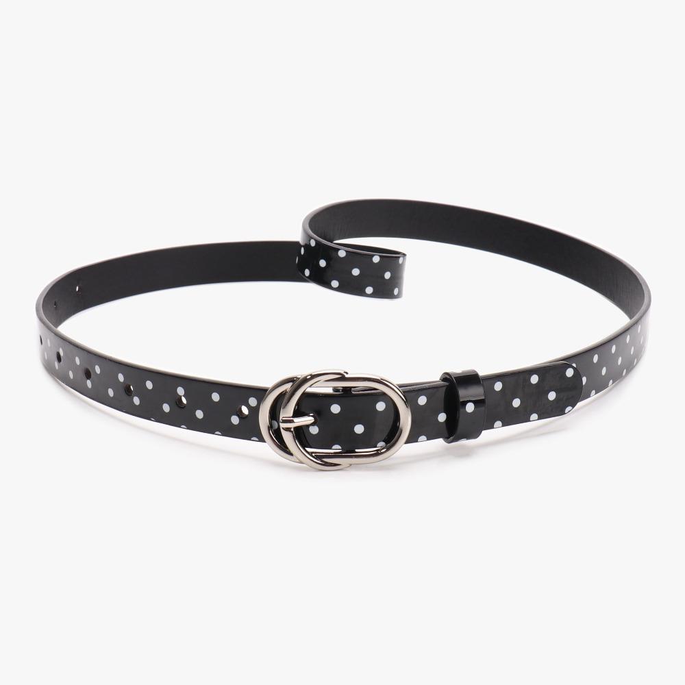 Millennial-Style Polka Dot Belt Dopamine Retro Thin Belt Skirts Waistband Jeans Accessories