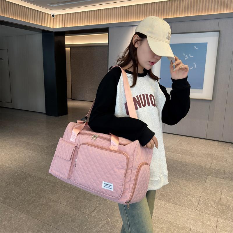 Set tie rod portable travel bag dry and wet separation multifunctional luggage storage bag portable maternity bag fitness bag