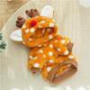 1pc Cute Christmas Reindeer Pet Clothing Is a Must-have Item for Small Cats and Dogs During Christmas