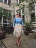 2025 Autumn/Winter European & American Ruffle Polka Dot Maxi Skirt for Women