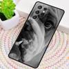 Lazy english bulldog cute dog Silicone Phone Case For Samsung Galaxy note 10 pro S26 S25 S24 S23 S22 S21 Plus Ultra Capa Cover