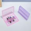 14 Holes Nail Drill Bits Storage Box Nail Grinding Head Holder Stand Portable Manicure Organizer Storage Box