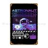 Astronaut Street Wear Metal Plaque Poster Retro Customize Wall Decor Living Room Club Tin Sign Poster