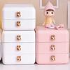Desktop Drawer Jewelry Hair Accessories Sundries Storage Box Tabletop Organizer for Bedroom Dormitory Office