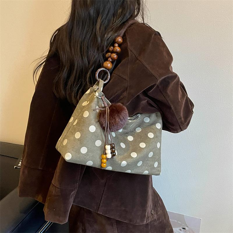 Underarm Bag - Simple Polka Dot Business Bag - Single Shoulder Bag