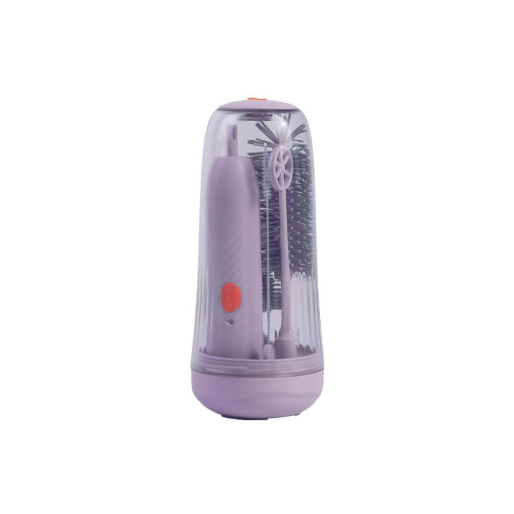 Long Handled Electric Bottle Brush Silicone Cleaning Brush Set  Pacifier Cleaning