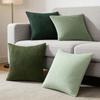 Corduroy Pillowcase Set 45x45CM Square Throw Pillow Covers 4-Pack Soft Textured Fabric Cushion Covers for Living Room Sofa Decorative Use