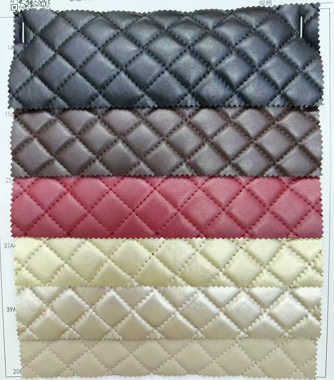 Eco-Friendly Waterproof Embossed PU Stain Resistant Embroidered Voile Net Fabric for Dress Car Seat & Upholstery
