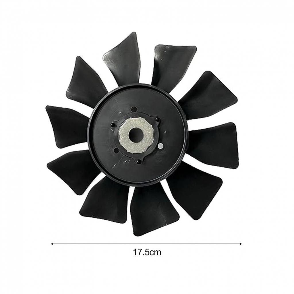 Ventilator pentru debit de aer îmbunătățit, Ventilator transmisie mașină de tuns iarba