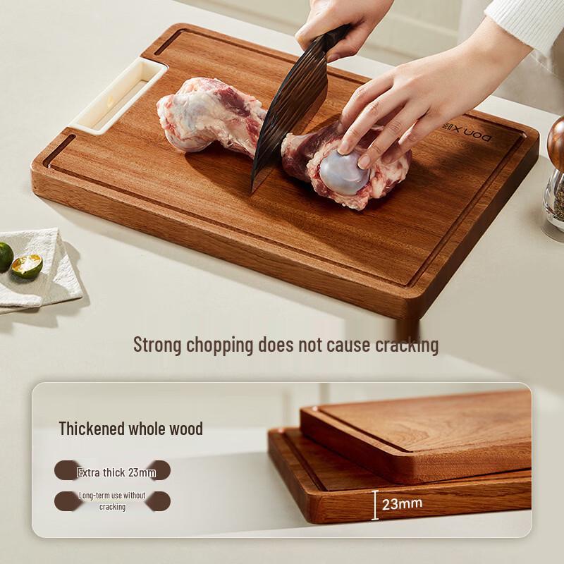 ZhiShi Ebony Wood Cutting Board