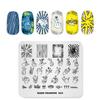 kads Fashion 043 Nail Stamping Printing Rechteck Stamping Template Fashion Gesture Bild von Nail Art-Vorlagen Nail Art
