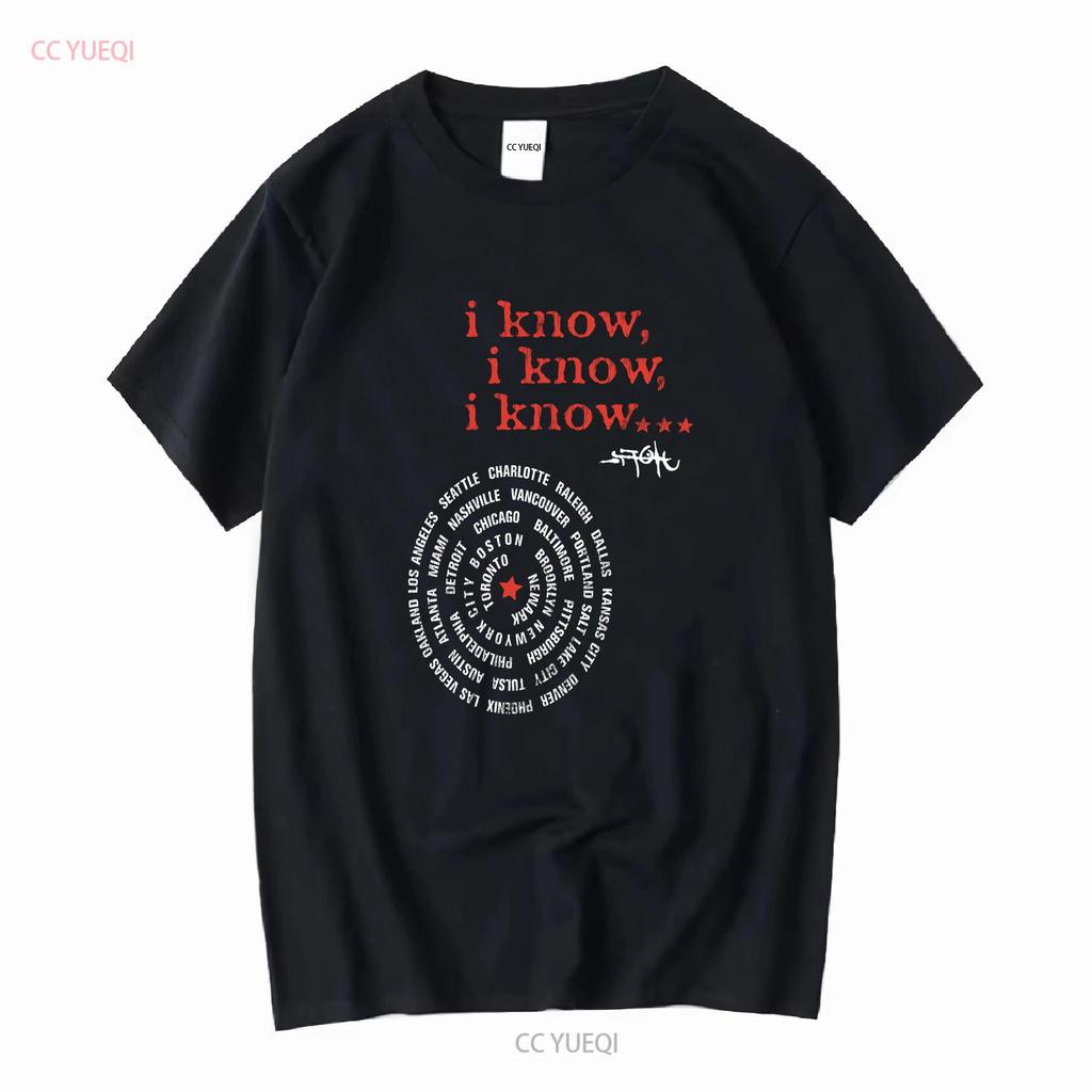 Travis Utopia Circus Merch Maximus Tour I KNOW Tričko Těžká Bavlna Jack dlouhý nebo krátký rukáv vintage Vypraný streetwear