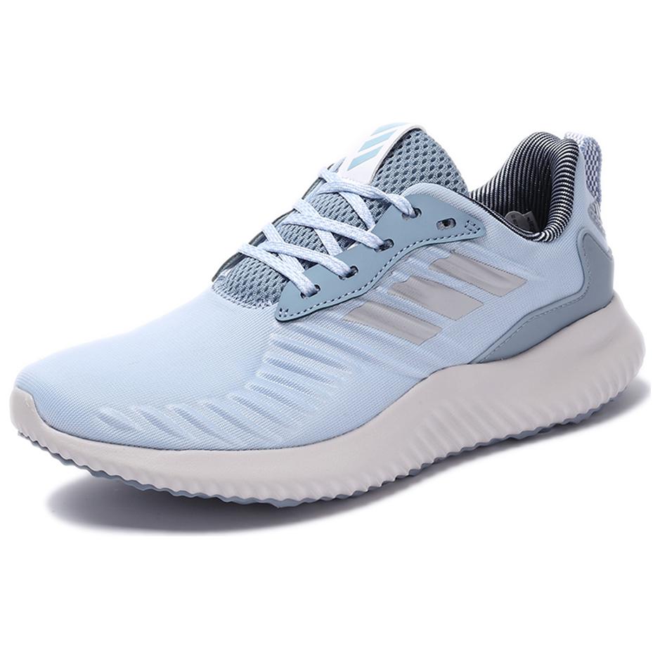 Adidas Bounce Comfortable Durable Non-Slip Low-Top Running Shoes Women Running Shoes Blue BW0691