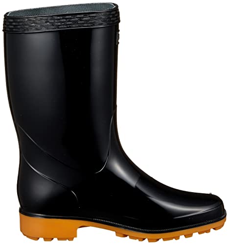 Asahi CleanSafe 300 Rain Boots, Oil-Resistant, Work Boots, Made In Japan, Black, Size 29.0 Cm, 2E