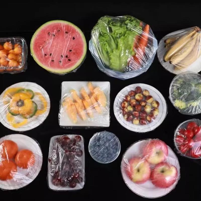 Reusable Disposable Food Cover Plastic Wrap Durable Elastic Food Lids For Bowls Elastic Plate Covers For Kitchen Food Saver Bag