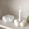 Flexible Silicone Candlestick Mold for Home Decoration and Crafts Flower Shaped Tealight Holder Desk Ornament Mould
