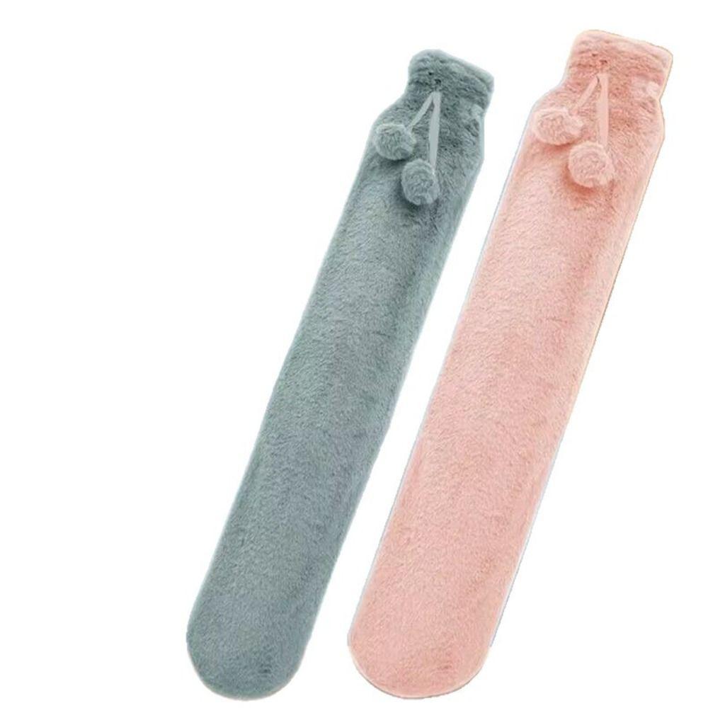Extra Long Hot Water Bottle Leak-proof Removable Water-filled Waist Warmer Comfortable Keep Warm Hand Warmers Belly