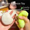 Knuspriges Knisterndes Lebensmittel Squishy Spielzeug Soundeffekte Dessert Kneten Sensorischer Stressball Büro Schreibtisch Spielzeug