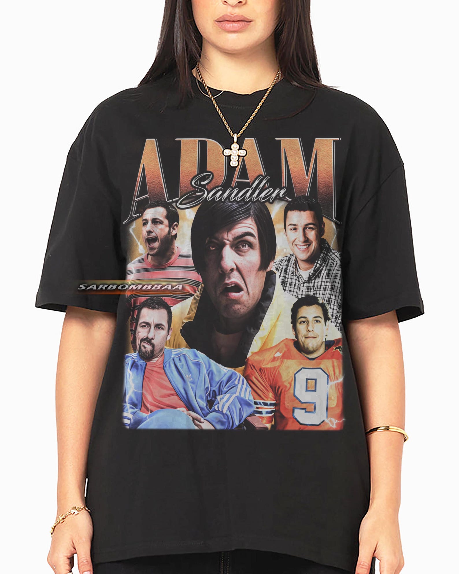 Adam Sandler Graphic T-Shirt, Vintage Style Unisex Streetwear 4XL