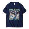Tralalero Tralala Funny Shark Italian Brainrot Meme T-shirt Men Clothing Fashion Humor T Shirts Unisex Summer Cotton T Shirt Top