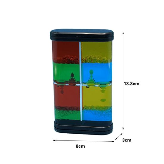 Купить Масляные песочные часы, привлекательный четырехцветный жидкий ...