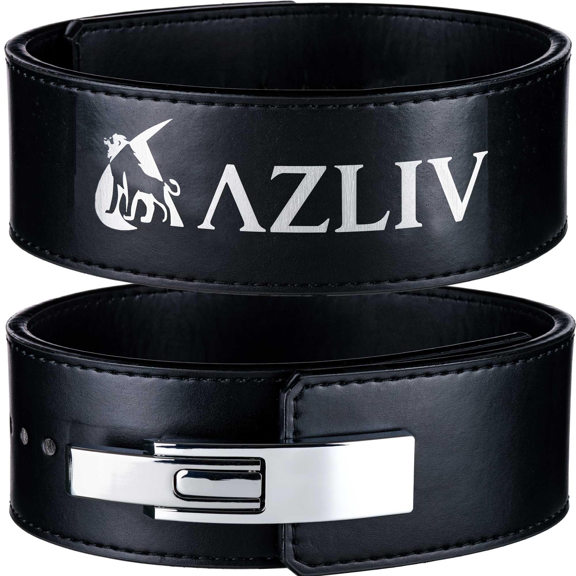 

AZLIV LEX Standard Lever Lever Action Training Power Belt Belt, 10mm, Belt, (Black, Small) чёрный