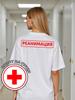 T-Shirt Graphic and the Inscription Resuscitation Oversized