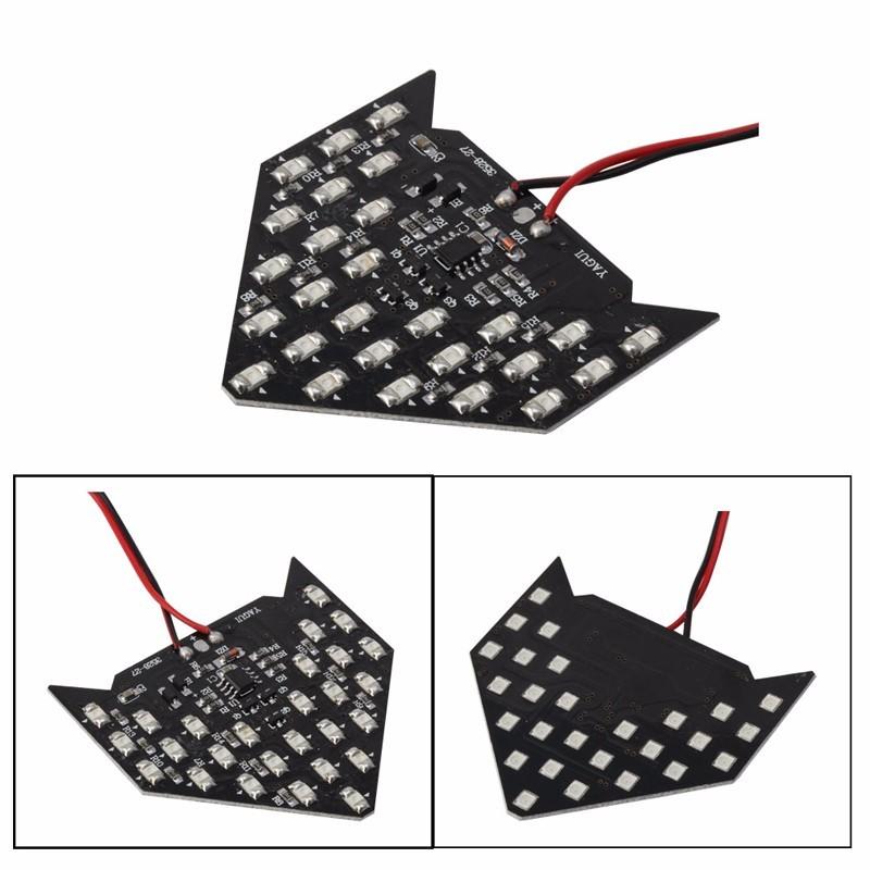Universal 2 Super Yellow 33-SMD Sequential LED Arrows for Car Side Mirror Turn S