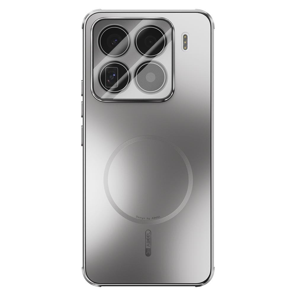 ABEEL Магнитный чехол для Xiaomi 15 Pro TPU PC Охлаждающий Матовый Чехол-накладка на заднюю панель телефона с защитной пленкой для объектива B