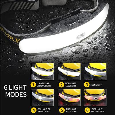 230° breiter Strahl-Scheinwerfer, superhelles wiederaufladbares Flutlicht, USB-COB-LED-Taschenlampe, leichter Scheinwerfer, wasserdichter Scheinwerfer