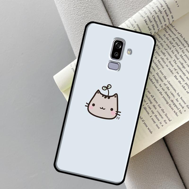 Cute Kawaii Cat Case For Samsung Galaxy J4 J6 Plus A6 A7 A8 A9 J8 2018 A3 A5 J1 2016 J3 J5 J7 2017 Cover