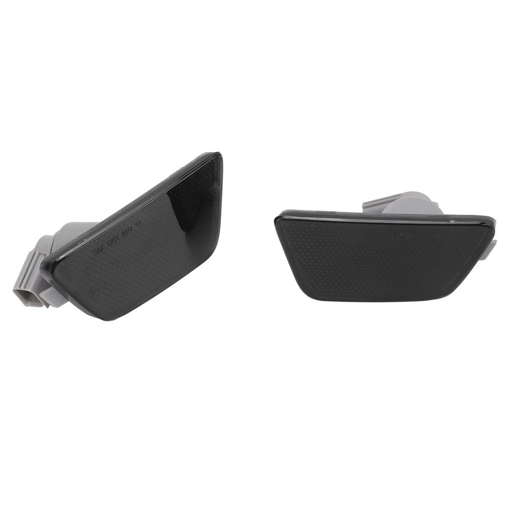 2pcs Front Bumper Side Marker Lights 42334145 Side Parking Lamp Replacement for Chevrolet CruzeGrey