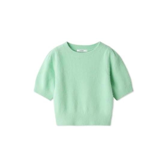 SNIDEL Fox Cashmere Half Sleeve Pullover SWNT244042 Women s