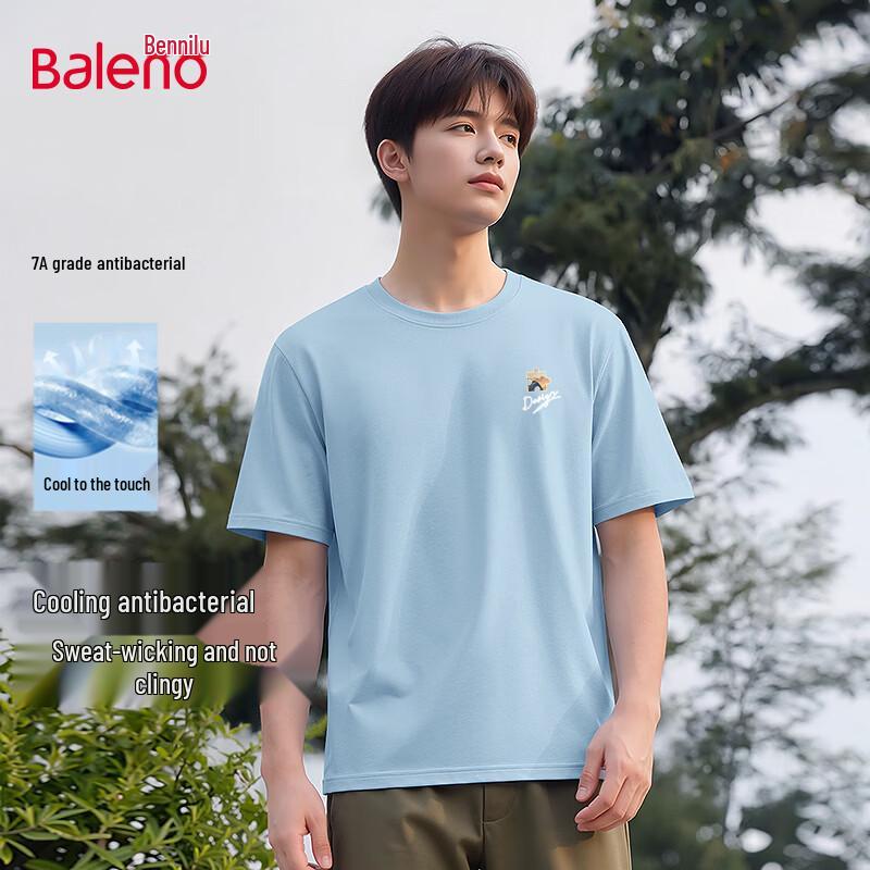 Baleno Men s Lightweight Cooling Short Sleeve T-Shirt L