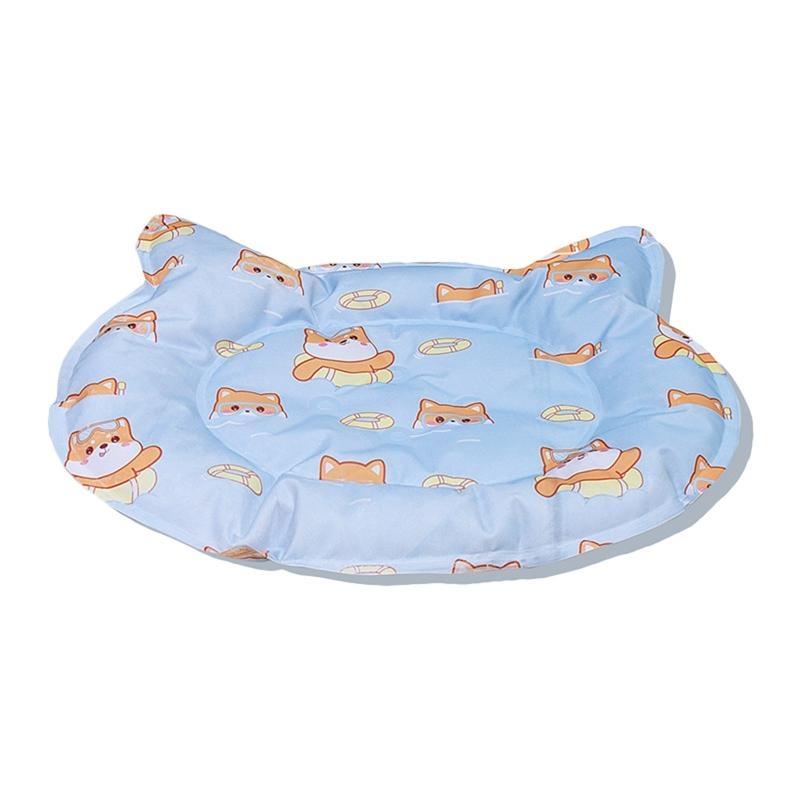 Cooling Mat for Cats Pet Summer Sleeping Pads No Need to Freeze or Refrigerate Easy to Clean for Indoors Outdoors Use