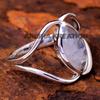 Кольцо с лунным камнем, Ювелирные изделия ручной работы, Серебро 925 пробы, Подарки для нее, Серебряное кольцо, Женское кольцо,