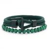 10 Colors 2Pcs Men Bracelet Set High Quality 4mm String Chain Braslet Leisure Wrist Accessories Pulseria Homme Hiphop Jewelry