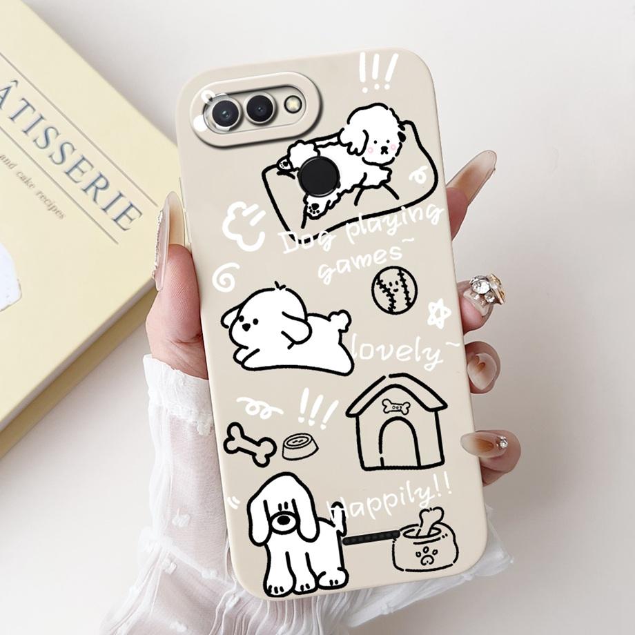 For Xiaomi Redmi 6 6A Case Soft Matte Silicone Capa Goothic Style Cartoon Panda Flower Back Cover For Redmi6 Redmi6a Coque Funda